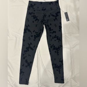 Soulcycle Velvet Floral Print Leggings